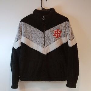 Boxercraft Sherpa Indiana Hoosiers Half Zip Pullover Women's Sz Small NICE EUC